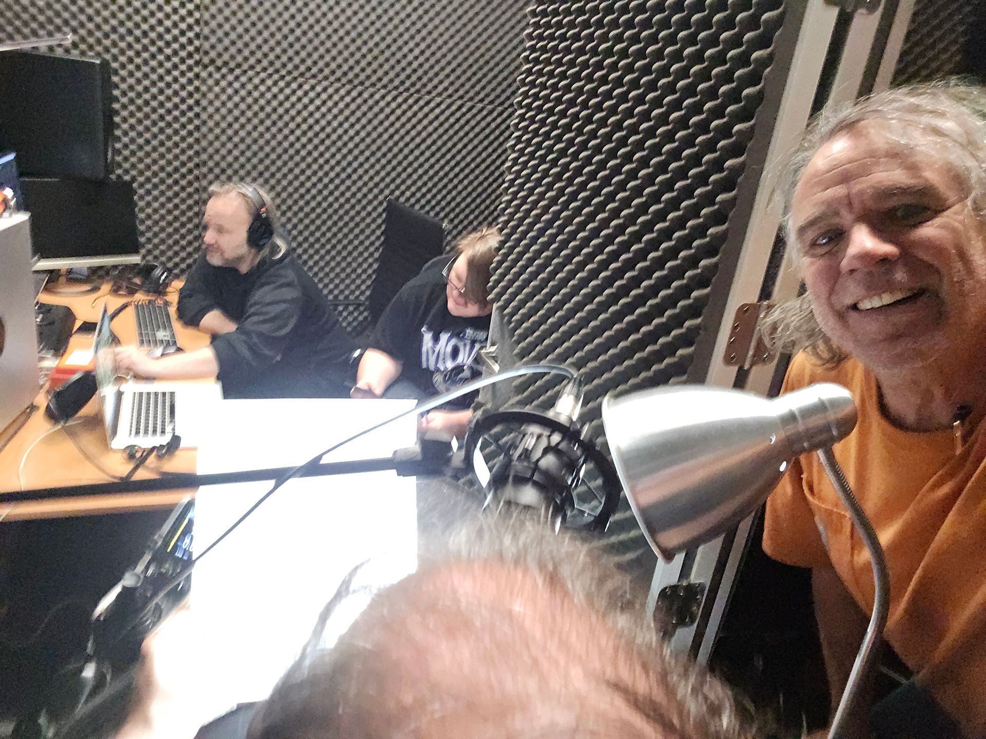 Calgary Society of Independent Filmmakers Studio: James Reckseidler, Nicholas Friesen and Troy Paproski.