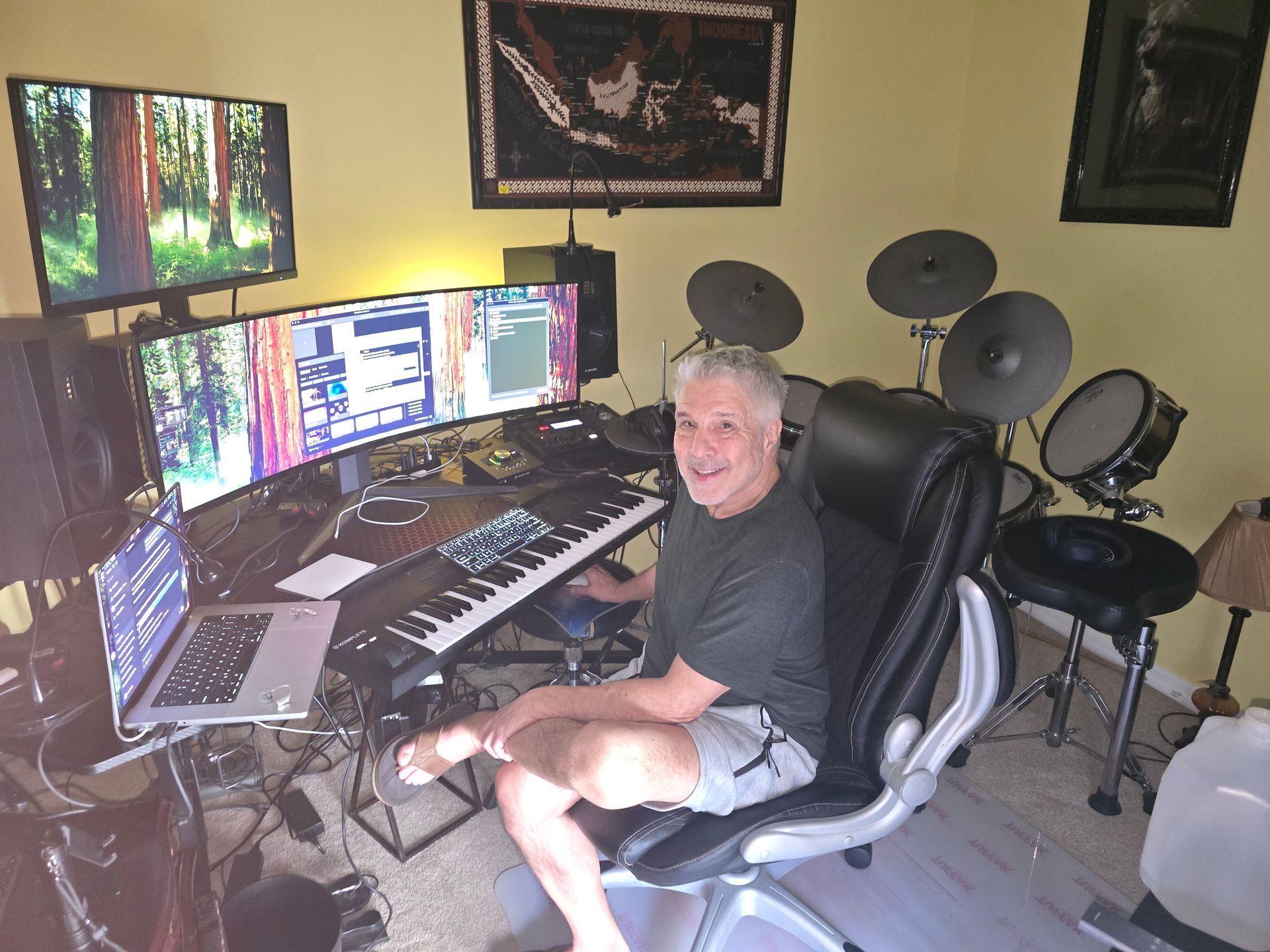 Riddle Studio, Tampa, FL: Composer Ron Riddle.