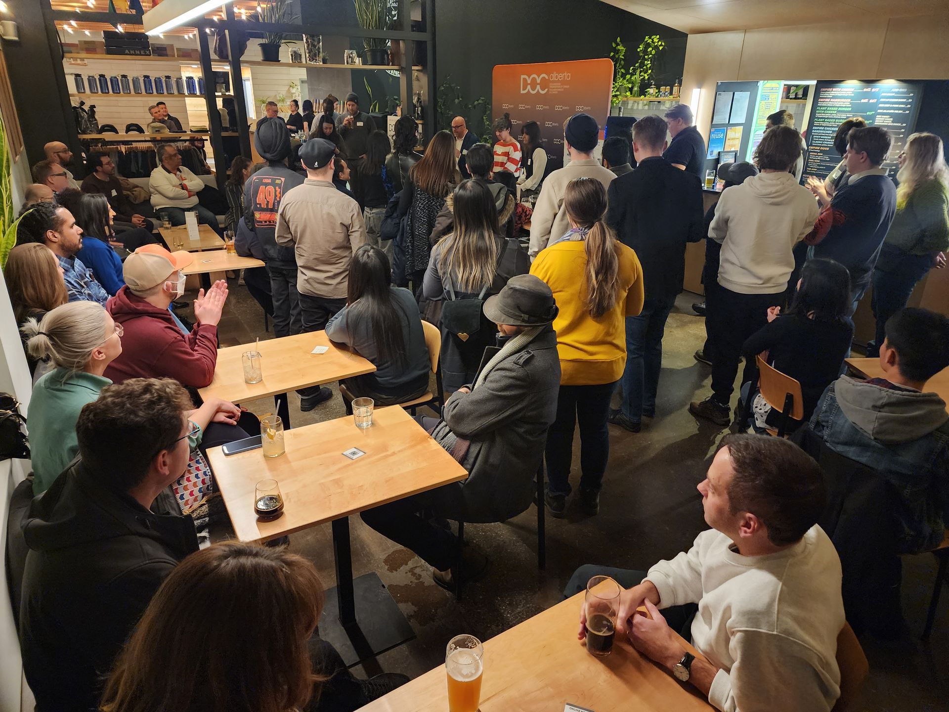 DOC Alberta event, Calgary, AB: producer Kelly Wolfert.