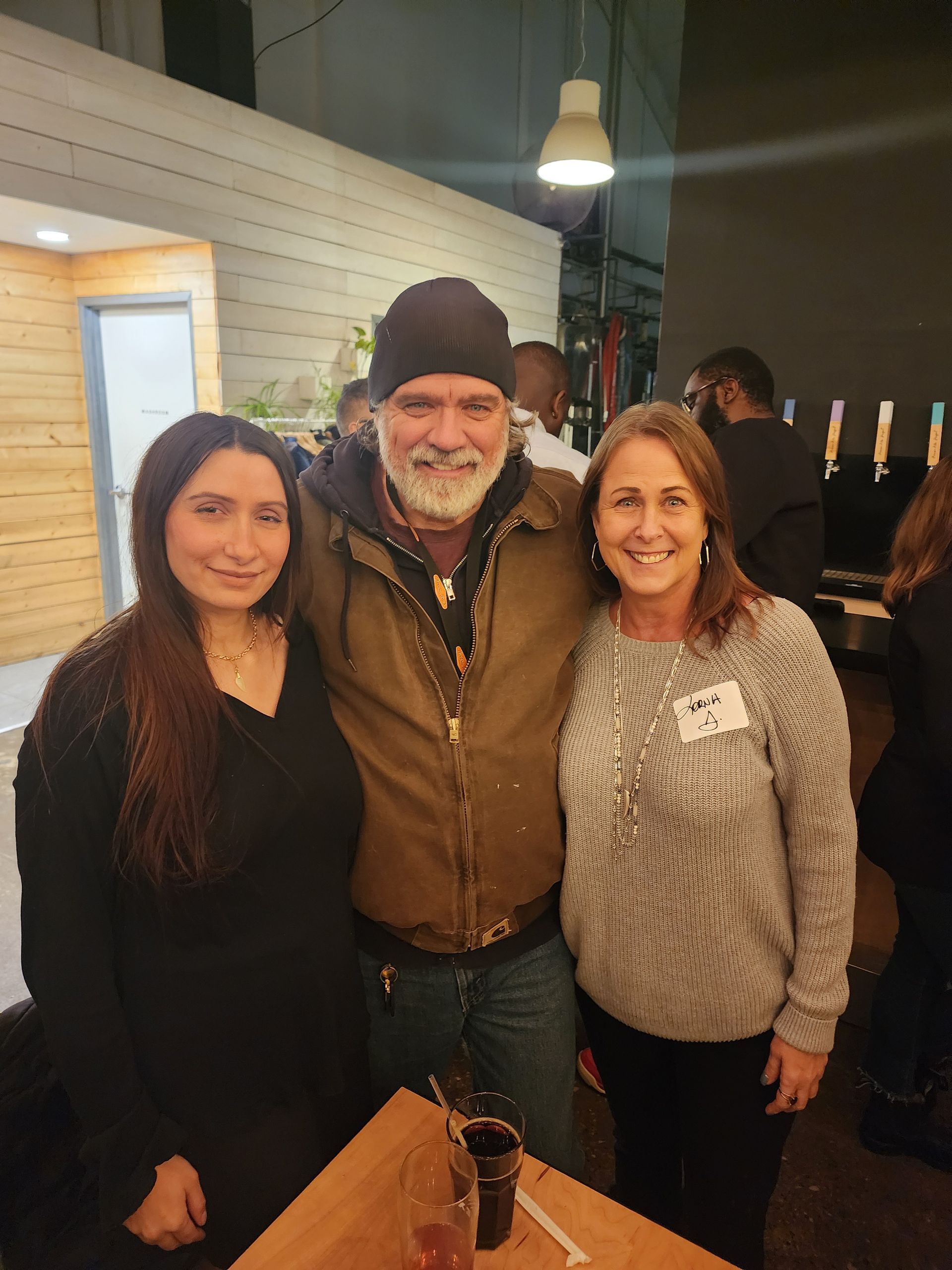 DOC Alberta event, Calgary, AB: publicist Jill Maria Robinson and friend