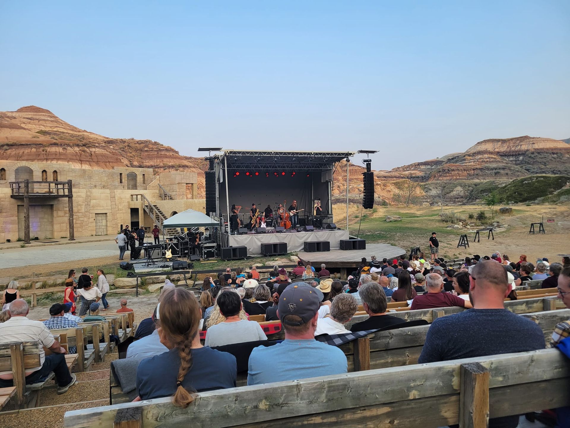 Badlands Amphitheatre, Drumheller, AB: Location.