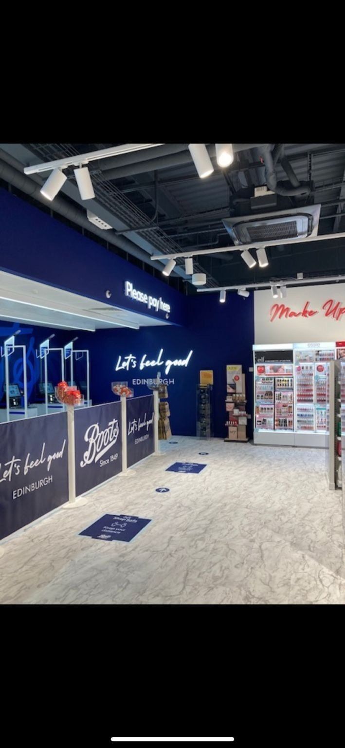 retail space decorated