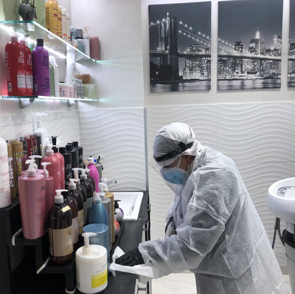 intervento di sanificazione di attività commerciali