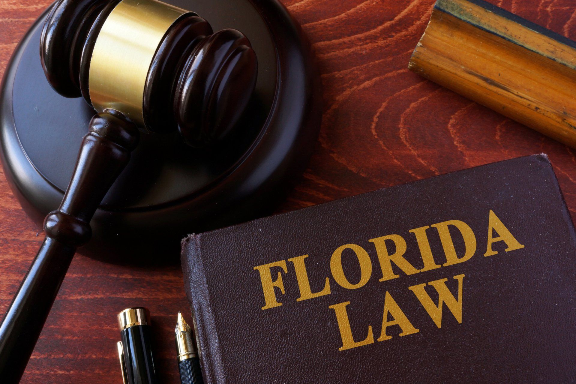 Personal Injury - Florida Law Book with Gavel inTampa, FL