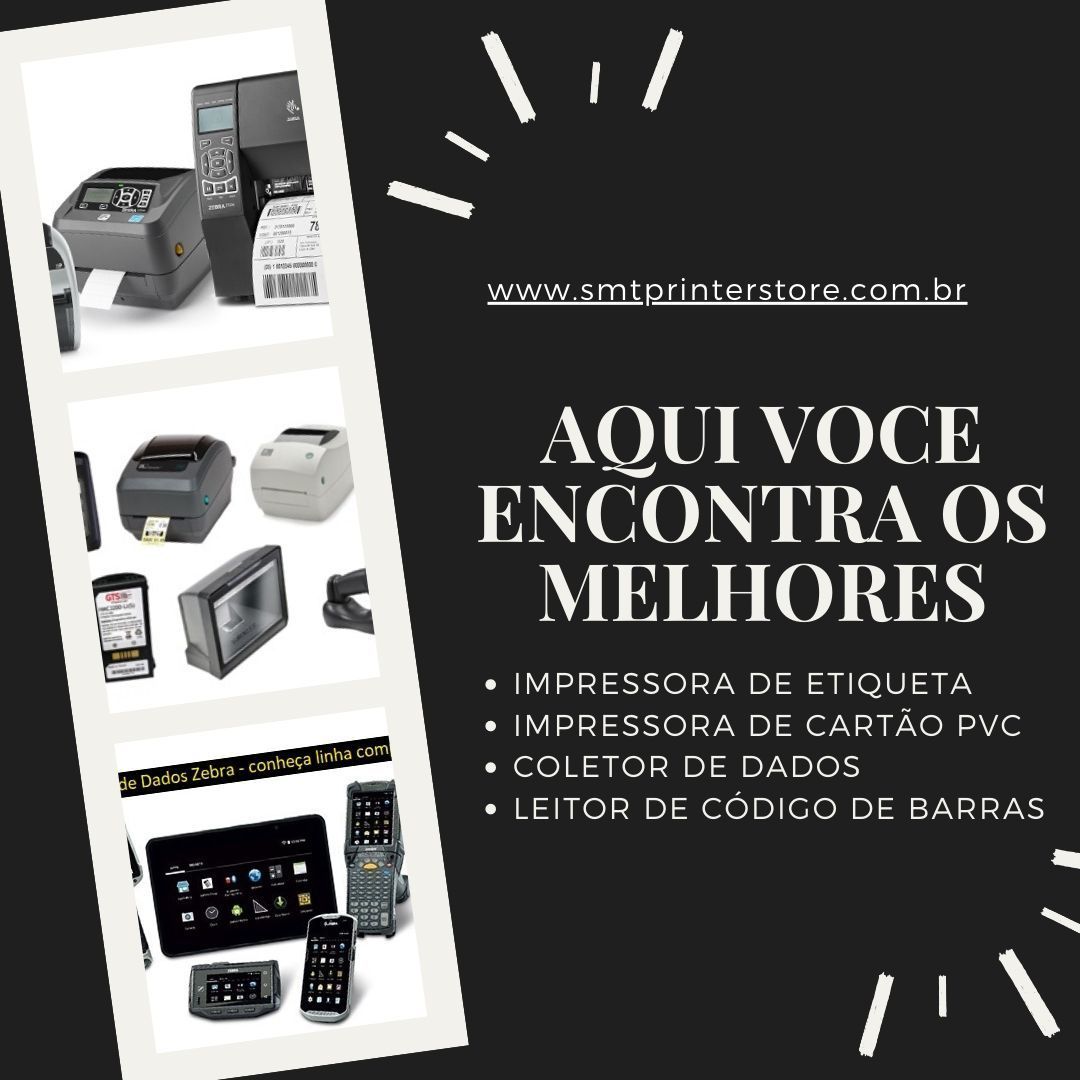 Zebra, Impressora de etiqueta e leitor de código de barras