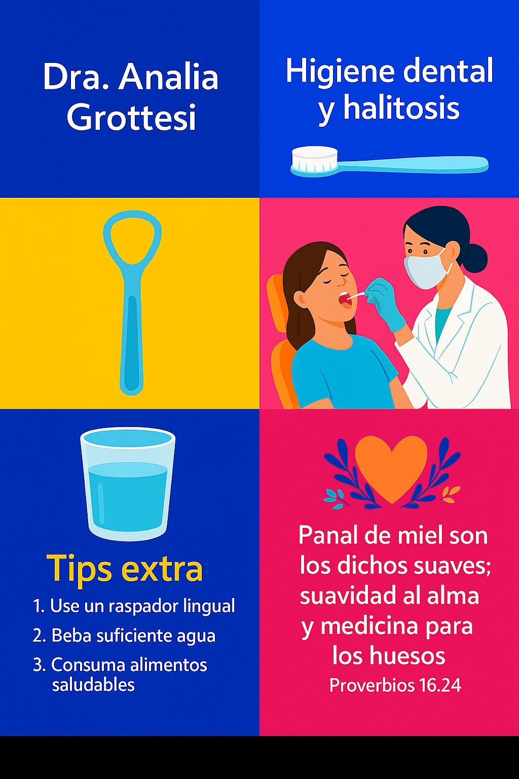 Tips para una excelente salud bucal.