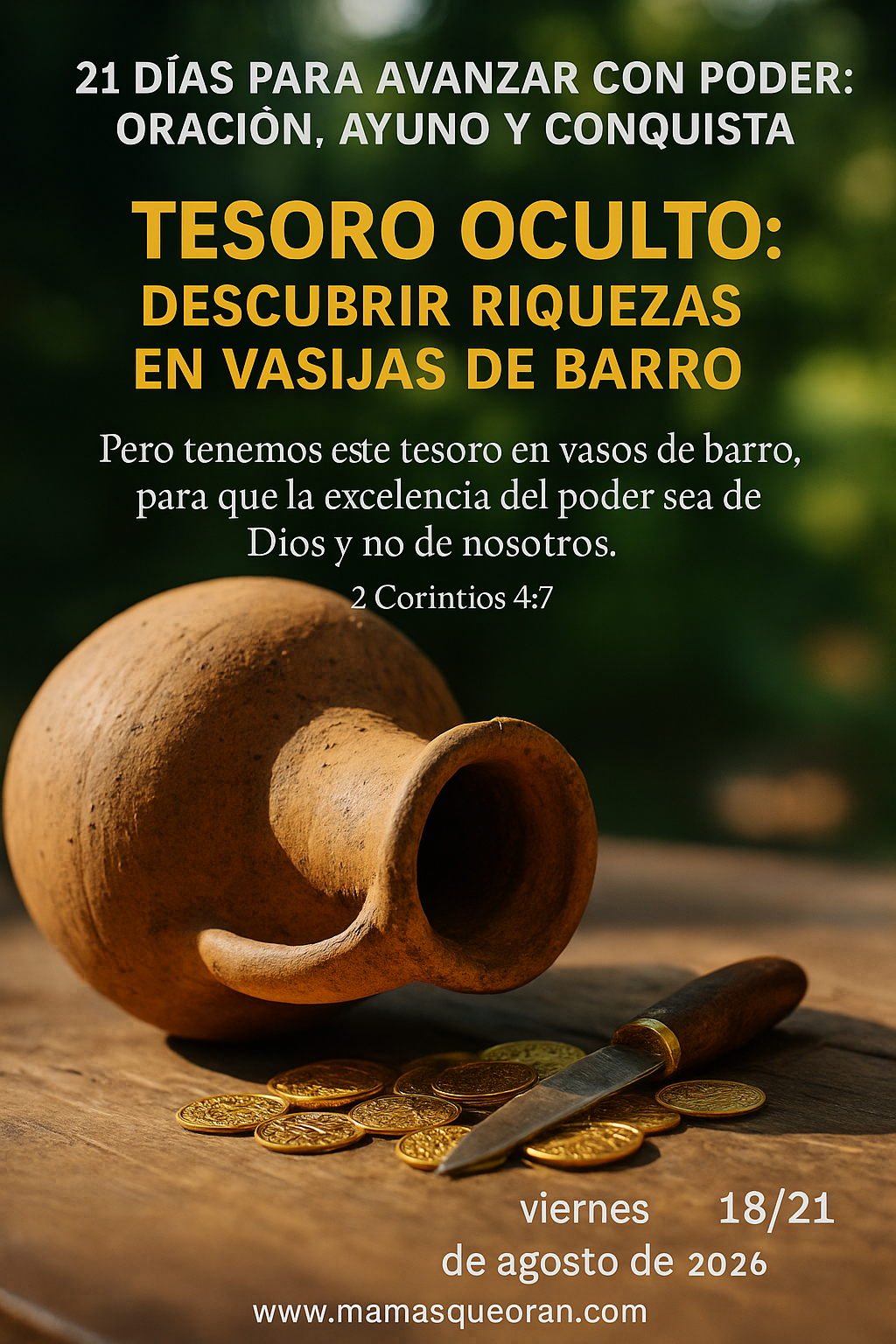 Declaro que soy una vasija escogida por Dios. 