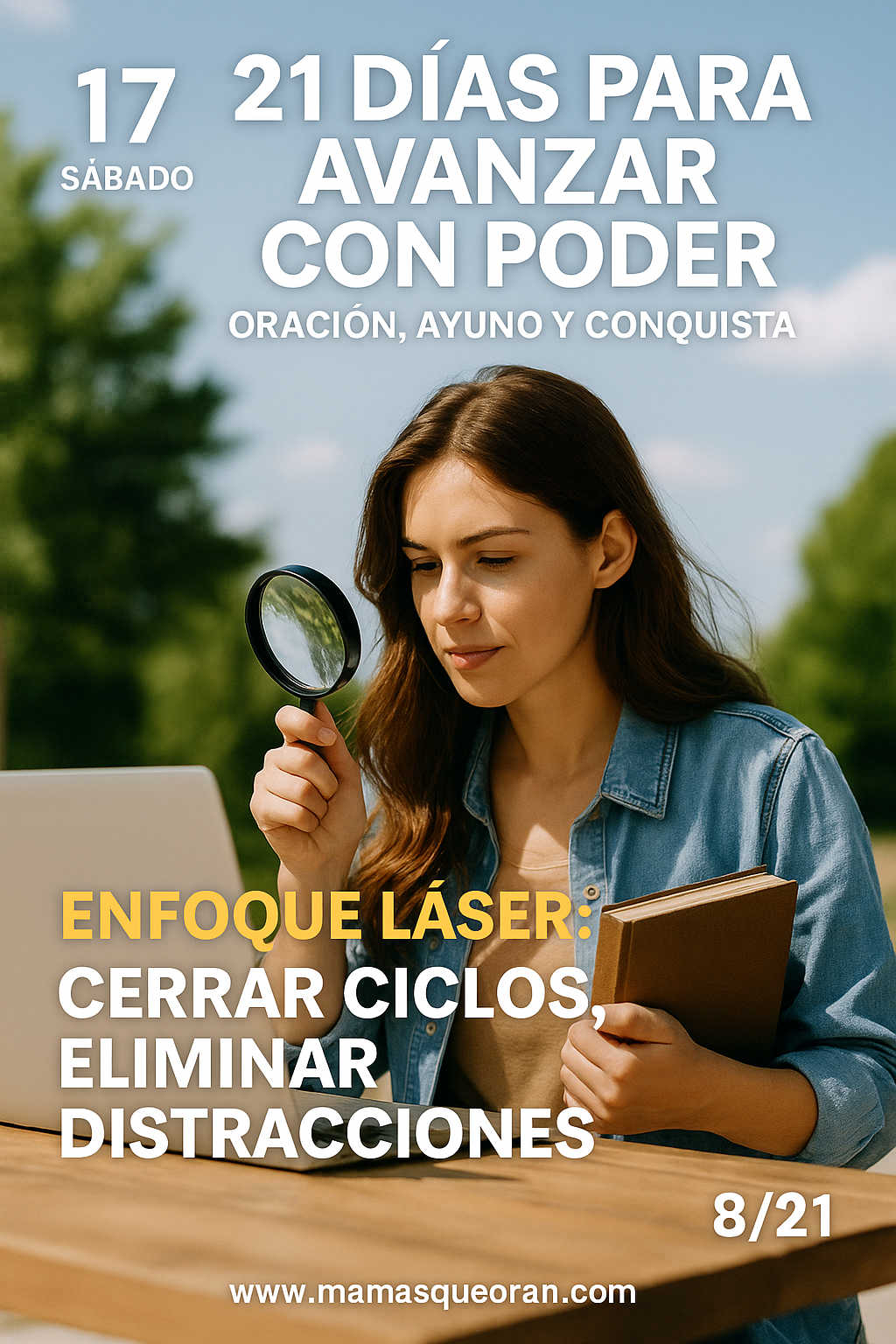 Declaro que el Señor afina mi visión espiritual. 