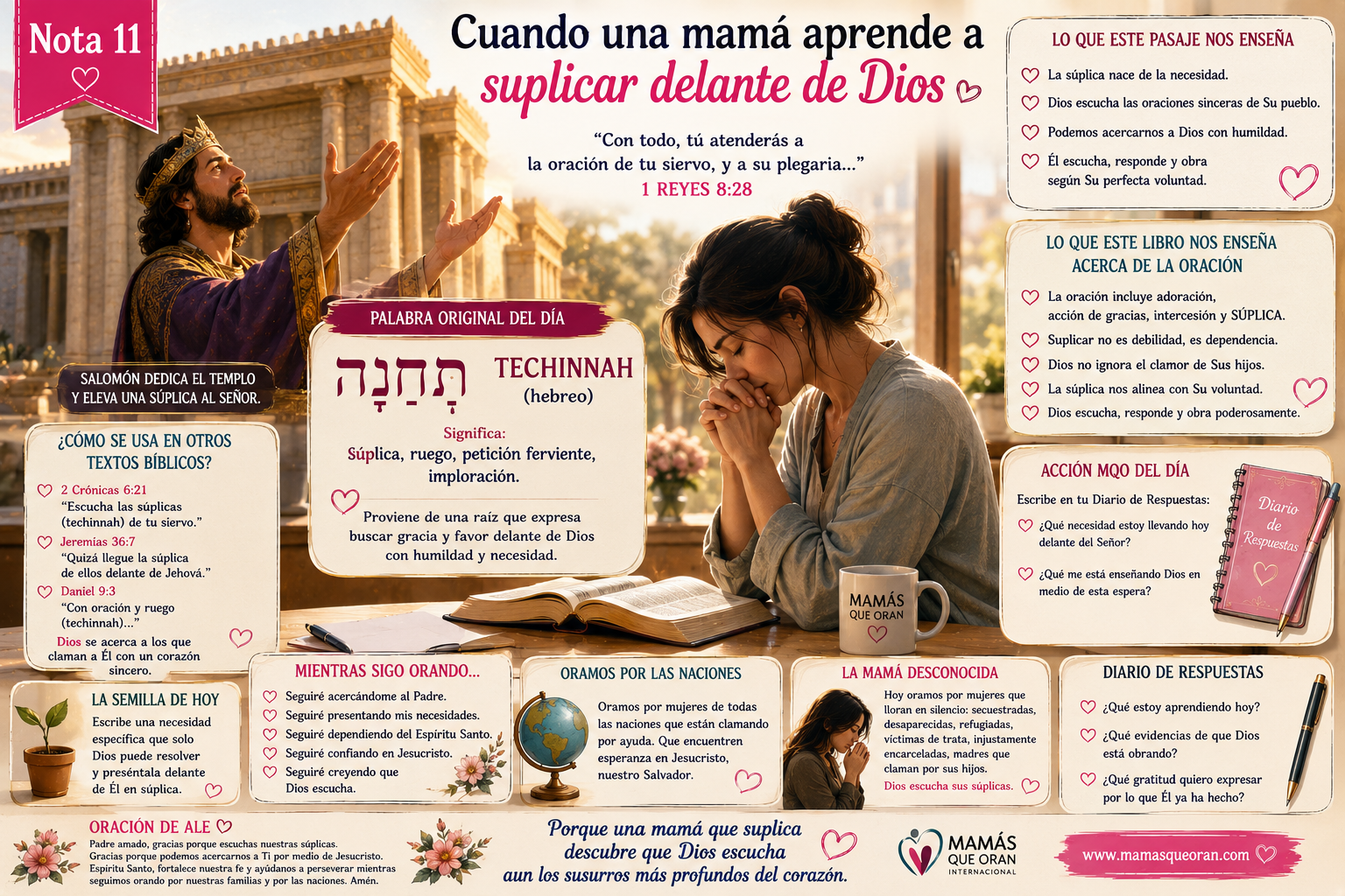 Cuando una mamá aprende a suplicar delante de Dios