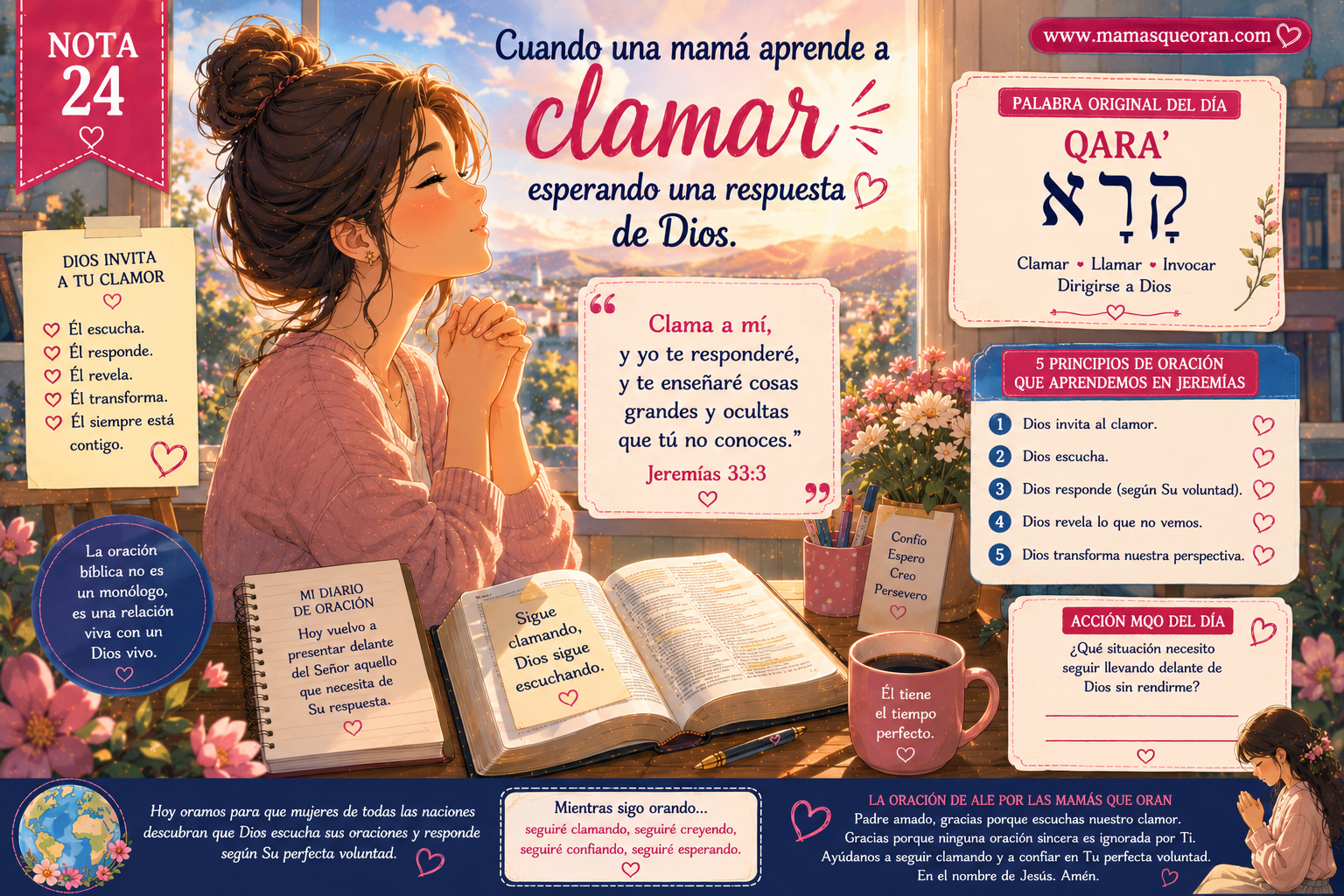 Cuando una mamá aprende a clamar esperando una respuesta de Dios
