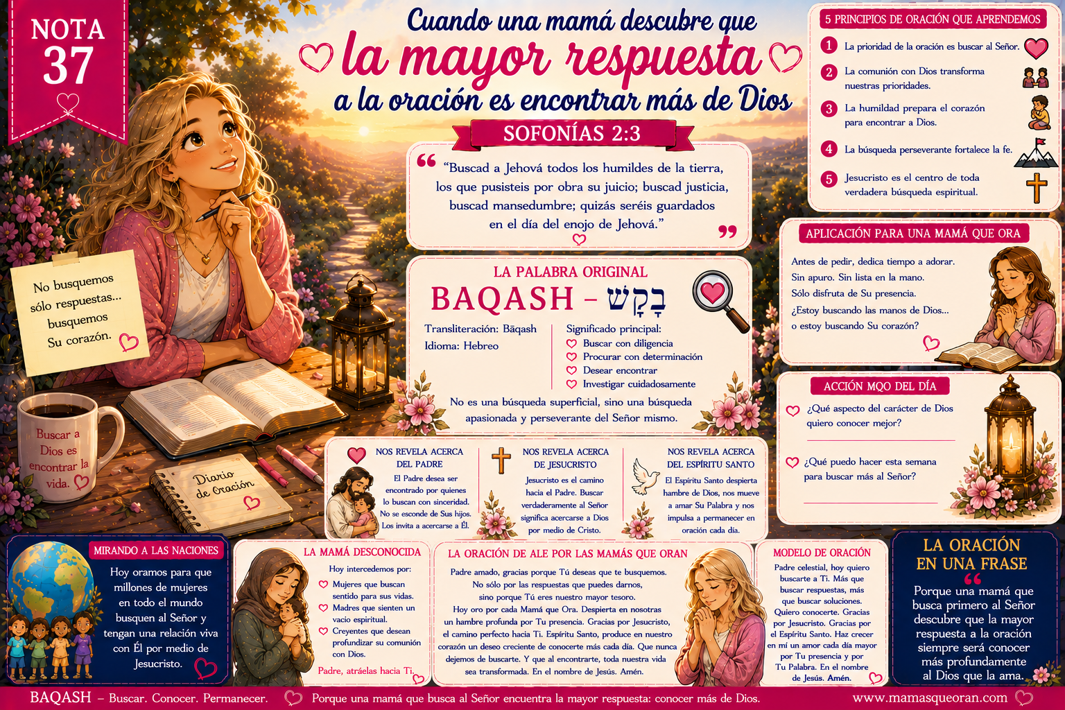 Oramos porque anhelamos conocerle más.