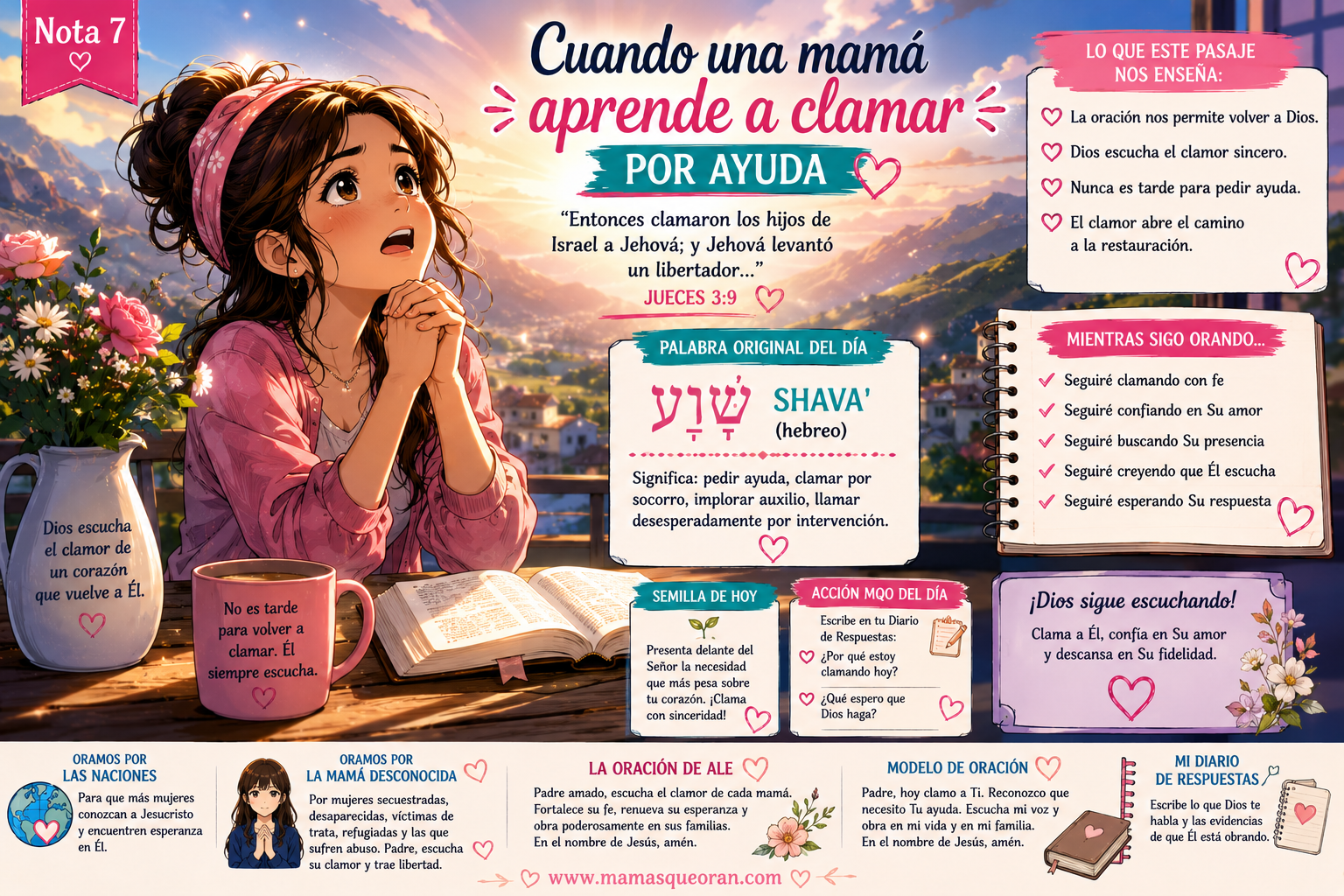 Cuando una mamá aprende a clamar por ayuda
