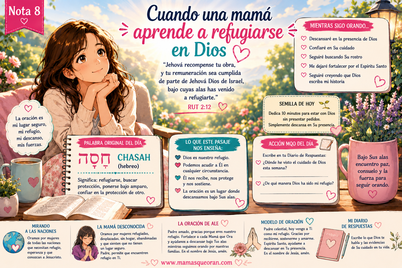 Cuando una mamá aprende a refugiarse en Dios