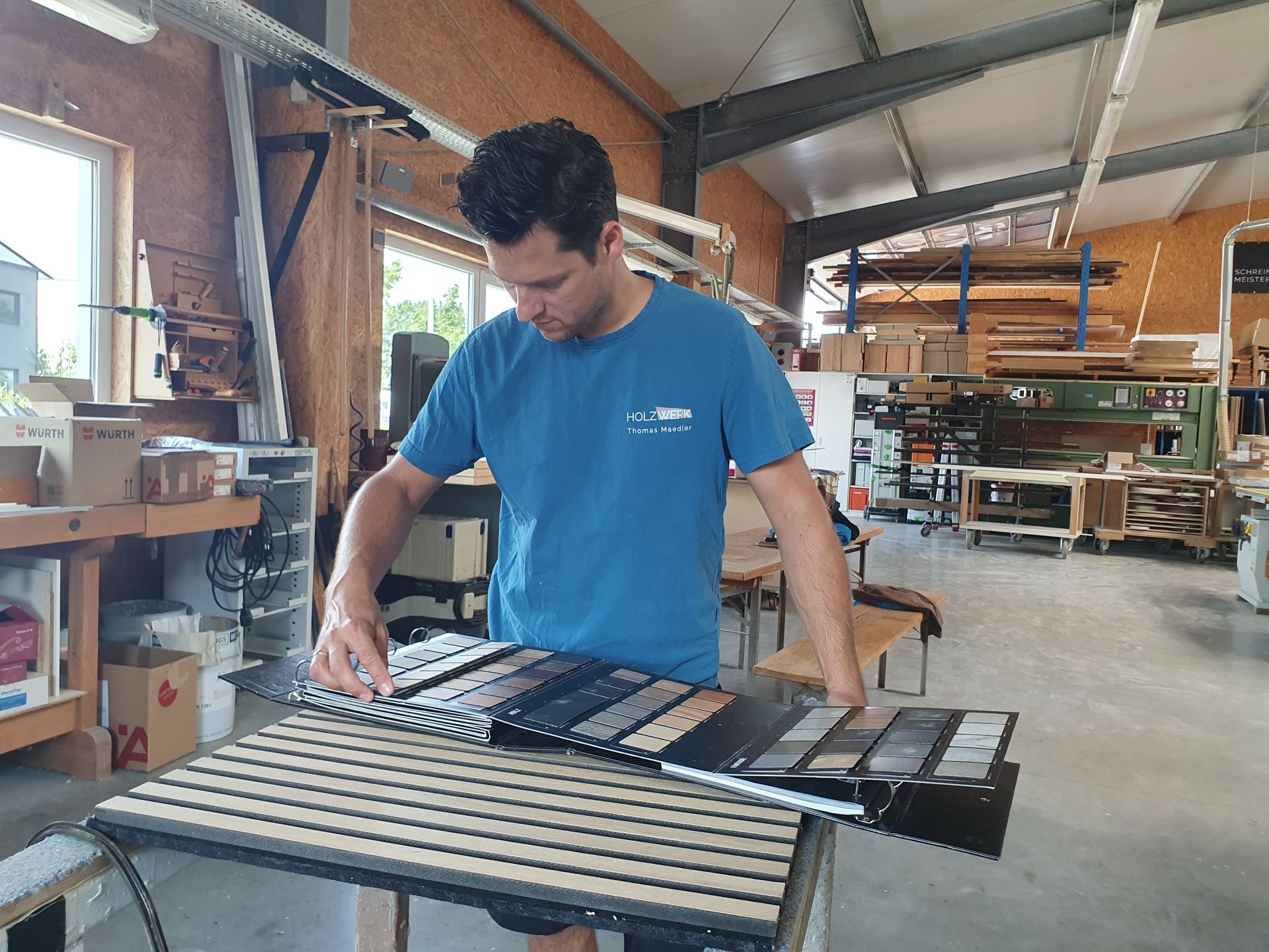 Individuelle Kundenberatung durch Schreiner Thomas Maedler