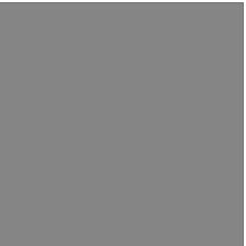 A close up of a gray square on a white background.