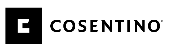 Cosentino logo: a black square with a white "E", next to the word "COSENTINO".