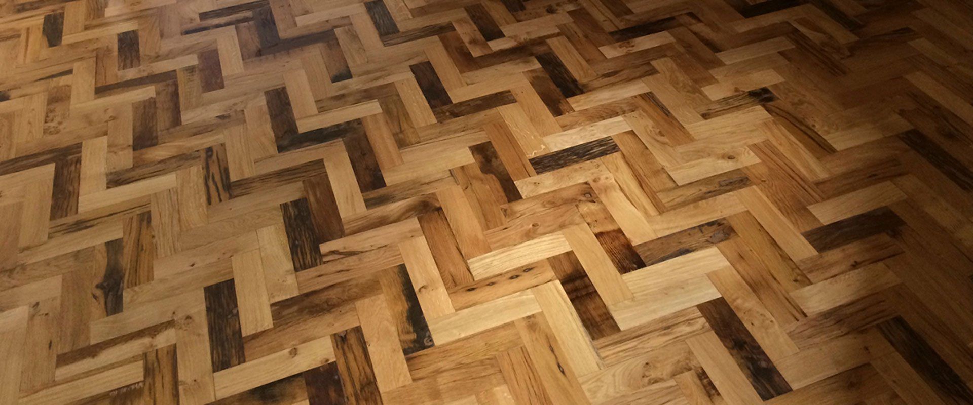 modern kitchen with wood flooring