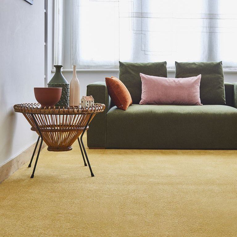 walking up carpeted stairs