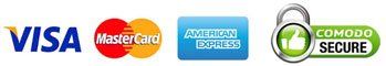 Visa MasterCard Amex logos