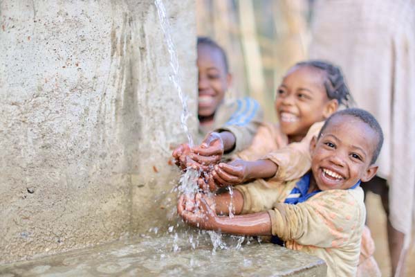 Happy Kids with Water