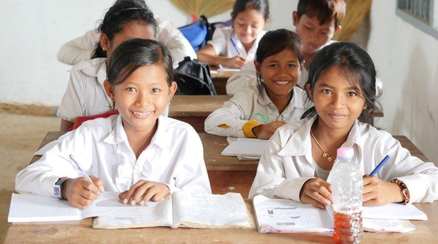 Cambodian School Children
