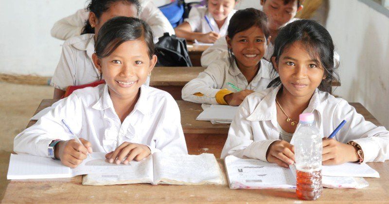 Cambodian School Children