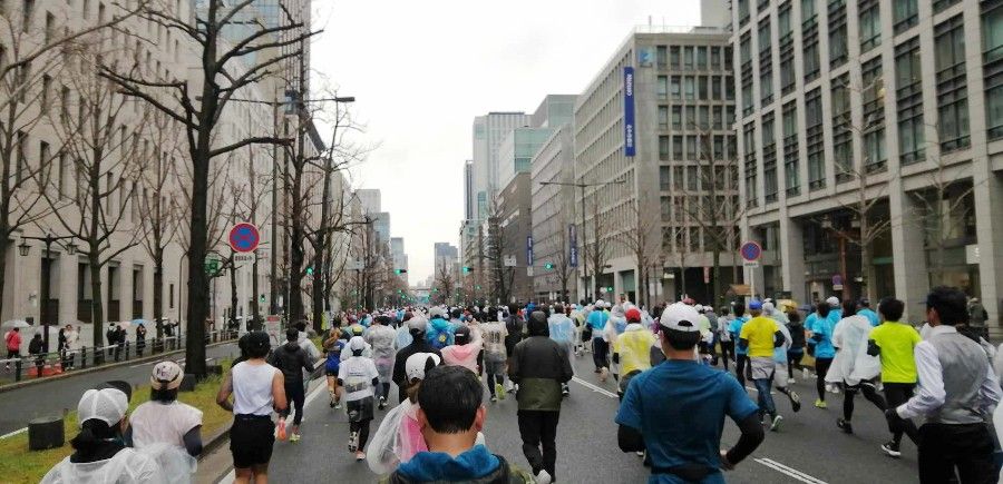 Runners in 2024 Osaka Marathon