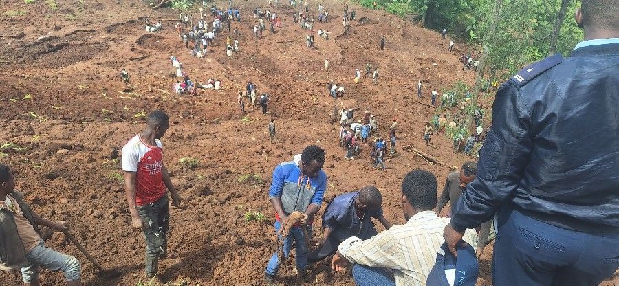 landslide in Ethiopia