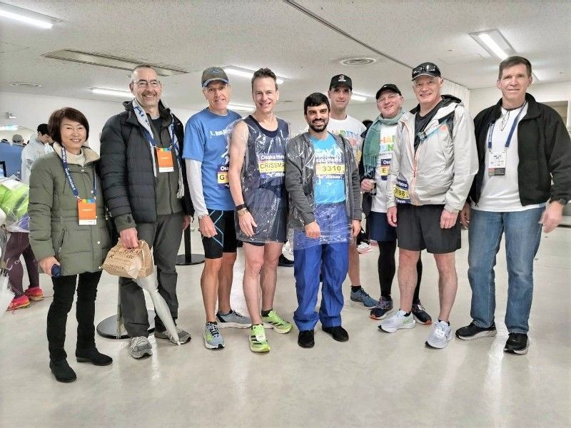 Group of HOPE runners for Osaka Marathon