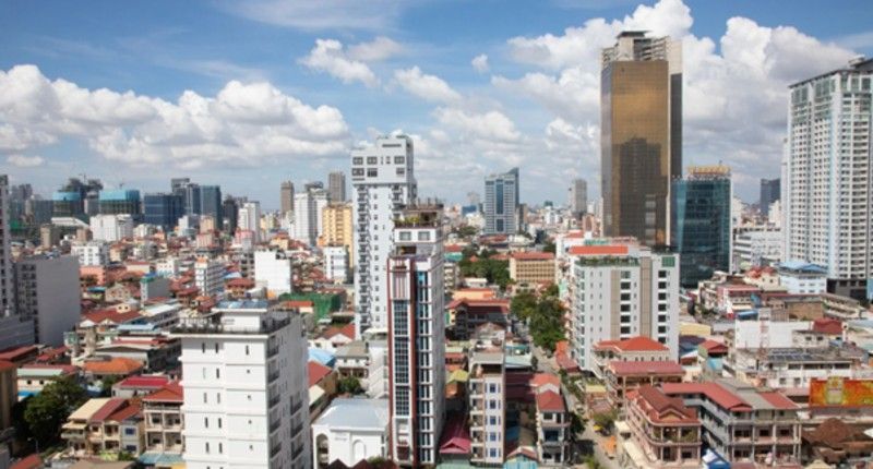 Phnom Penh skyline