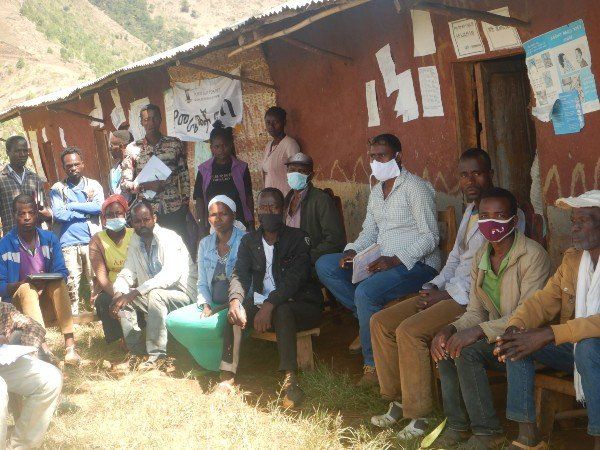 Children doing house work (fetching water)