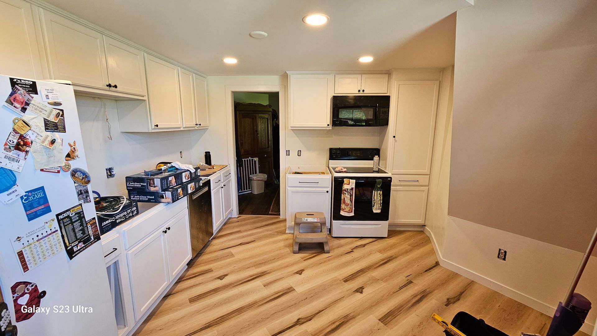 After kitchen remodeling