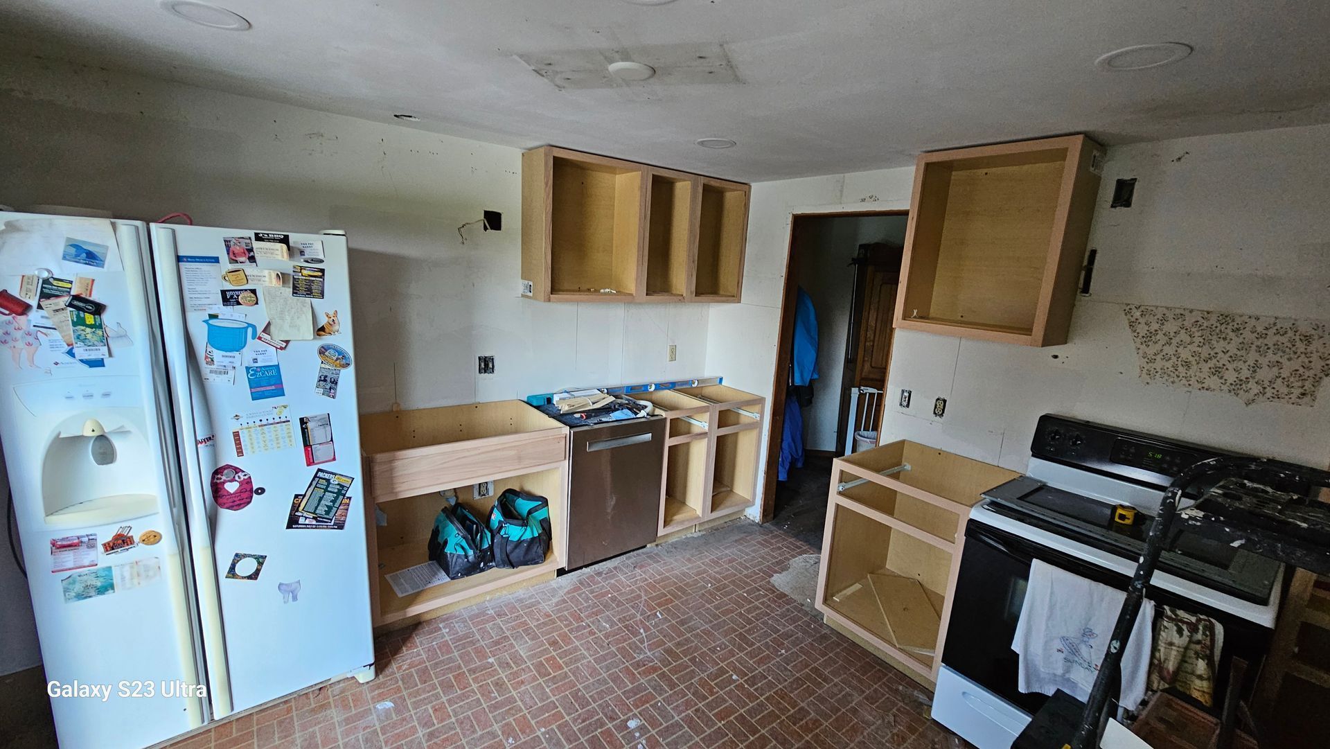 Kitchen remodeling on going