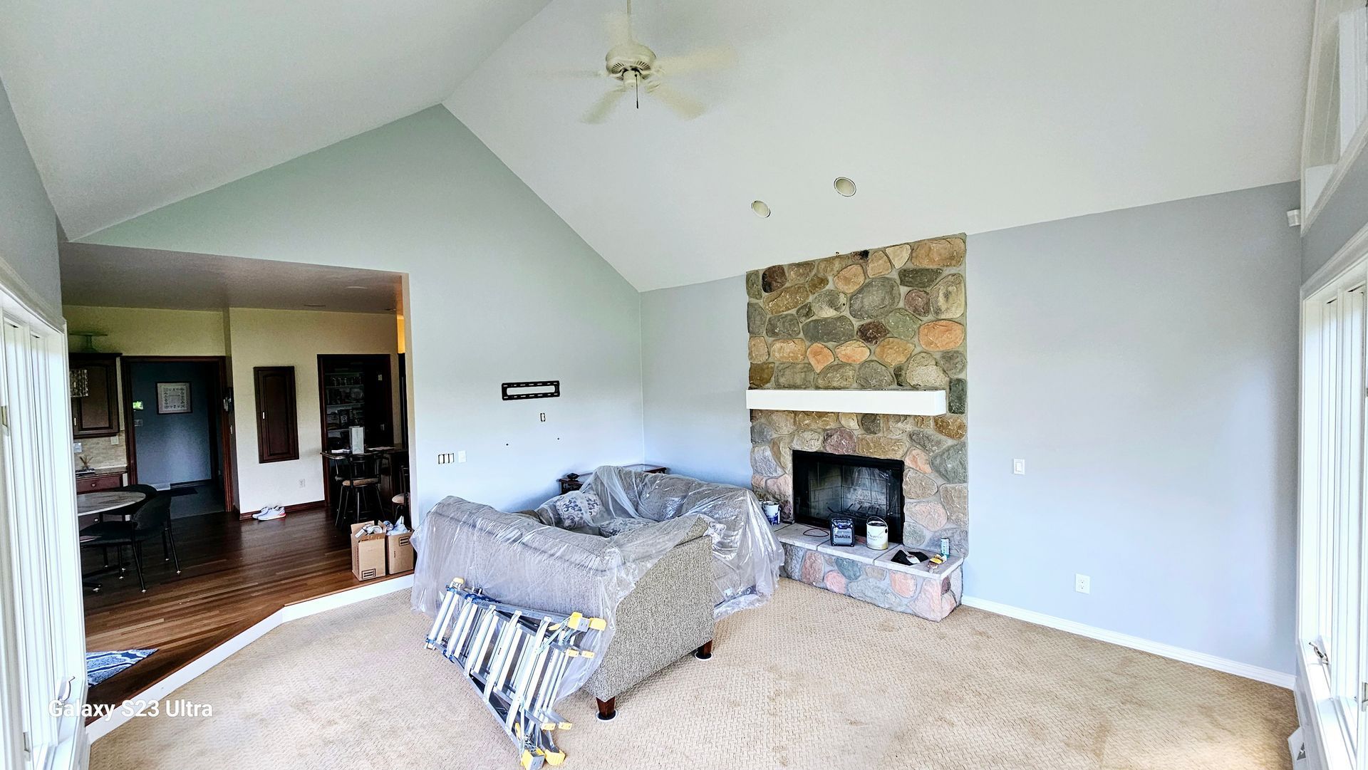 Living room remodeling