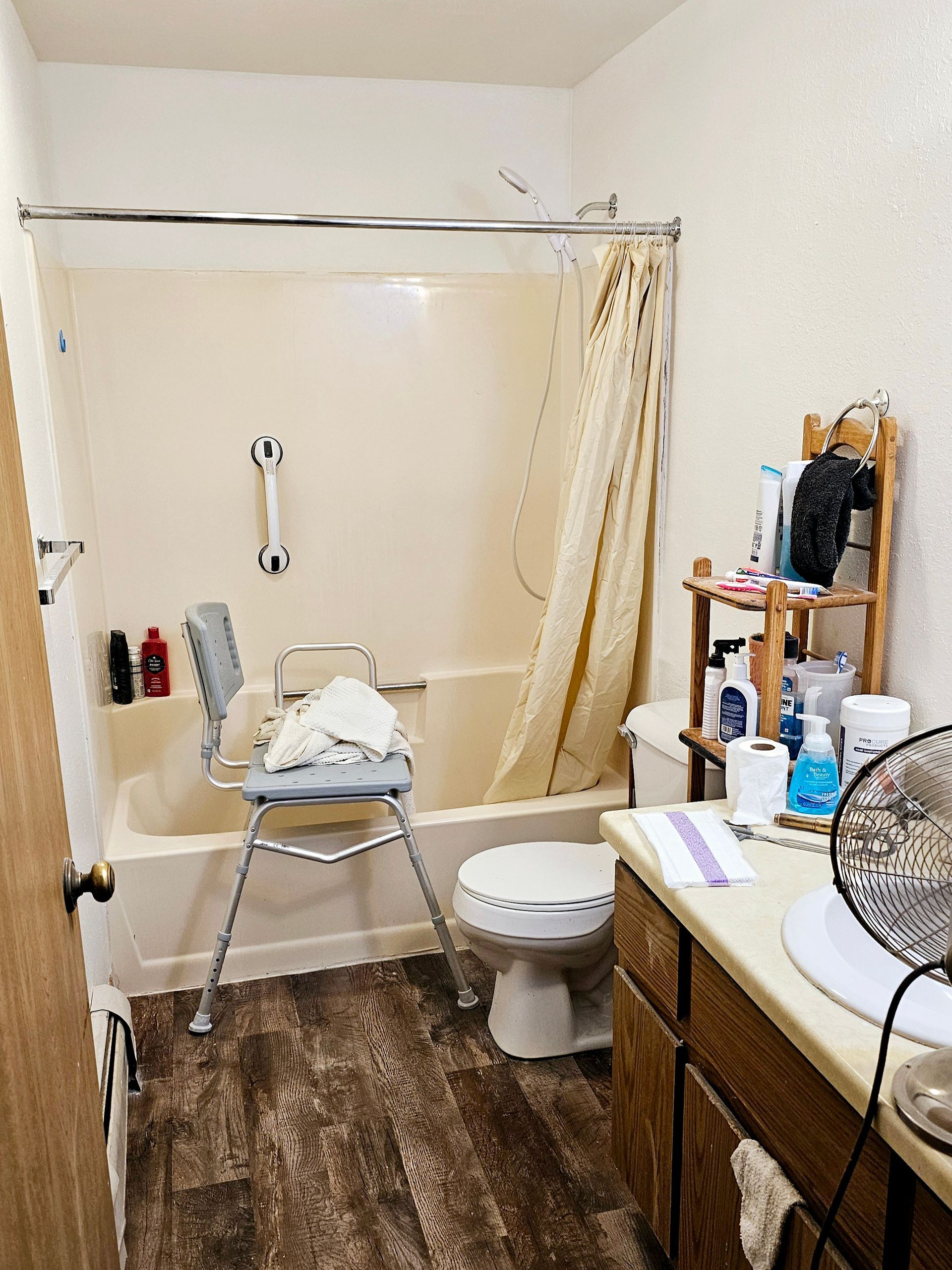 Painting the bathroom