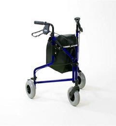 wheeled walking frame with basket