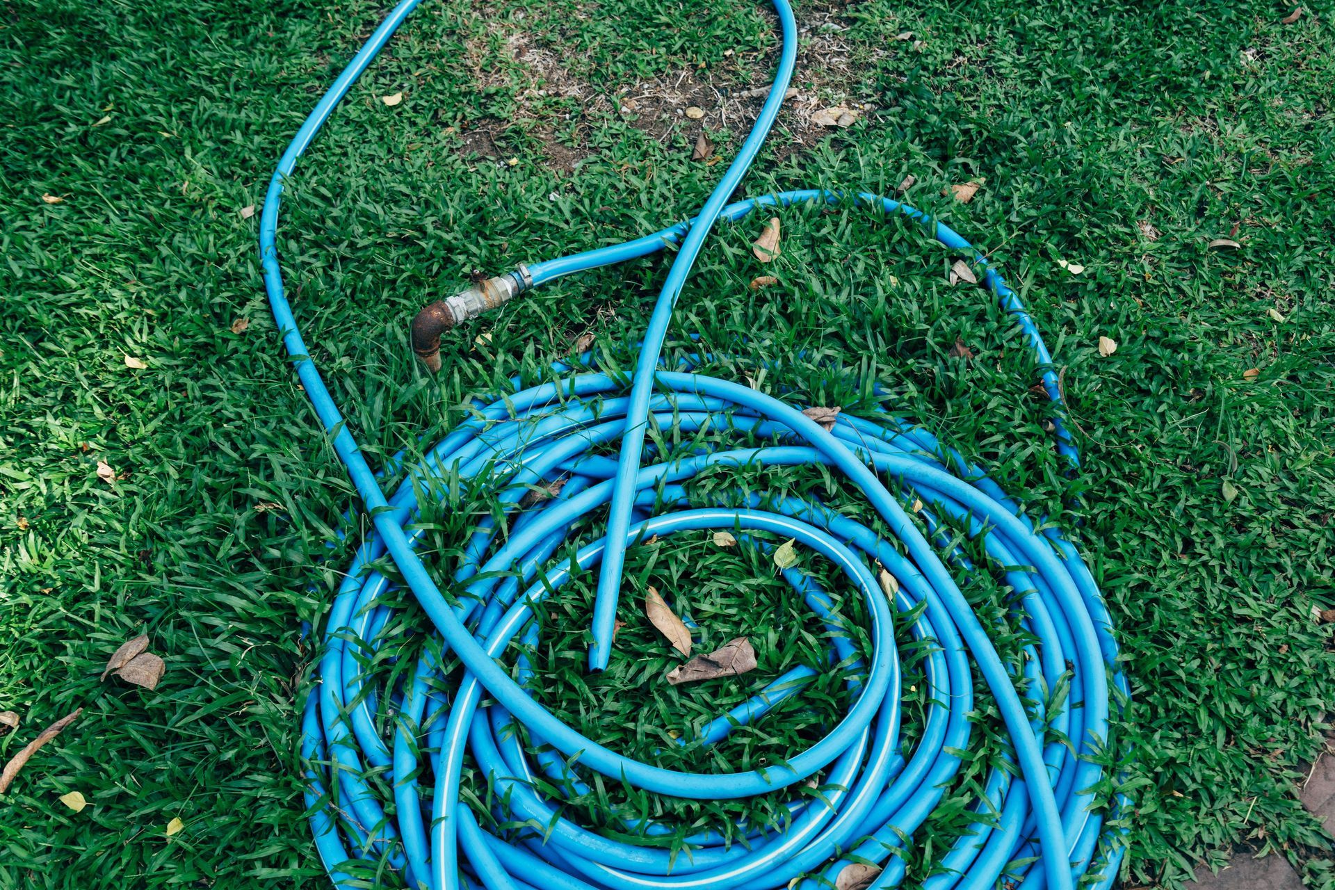 Garden hose for the evaporative cooling system in Logan UT