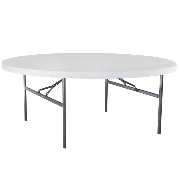 Round table rental ideal for guest seating and receptions