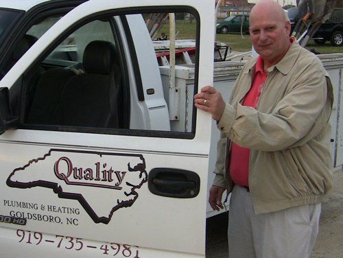 Service Truck — Goldsboro, NC — Quality Plumbing & Heating Co.