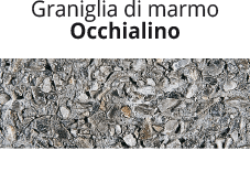 Marmor Granulat Occhialino