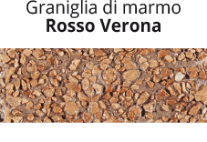 Roter Marmor Granulat Verona