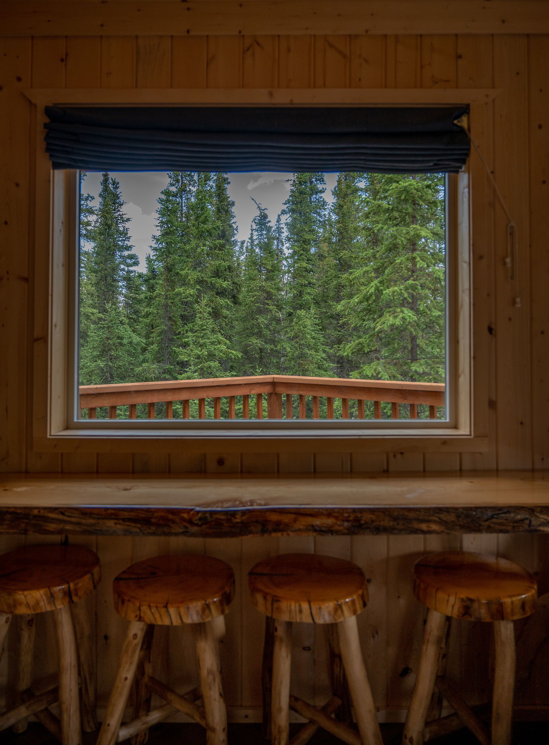 Trail map at Log Cabin Wilderness Lodge
