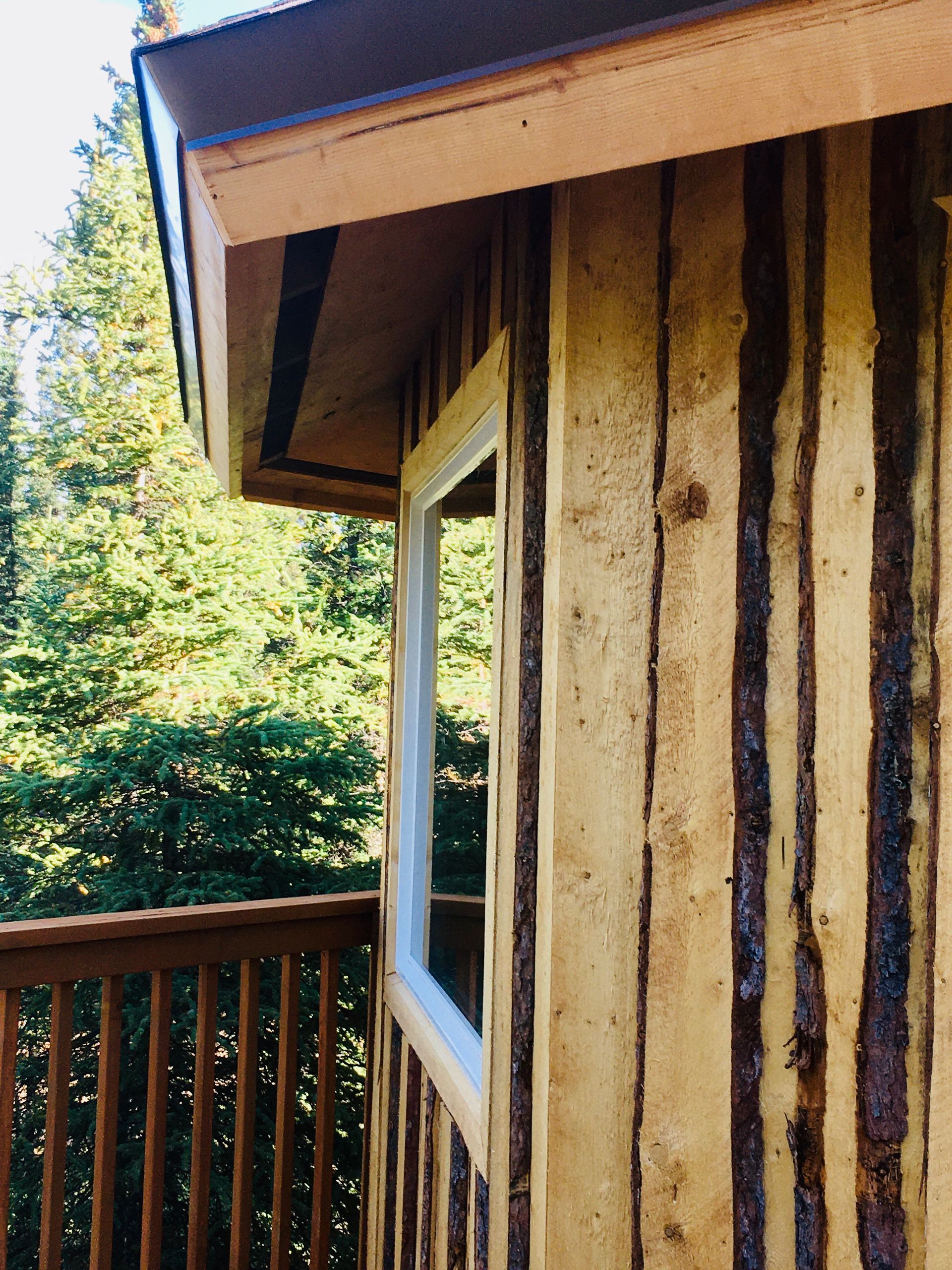 Aerial view of the Log Cabin Wilderness Lodge property