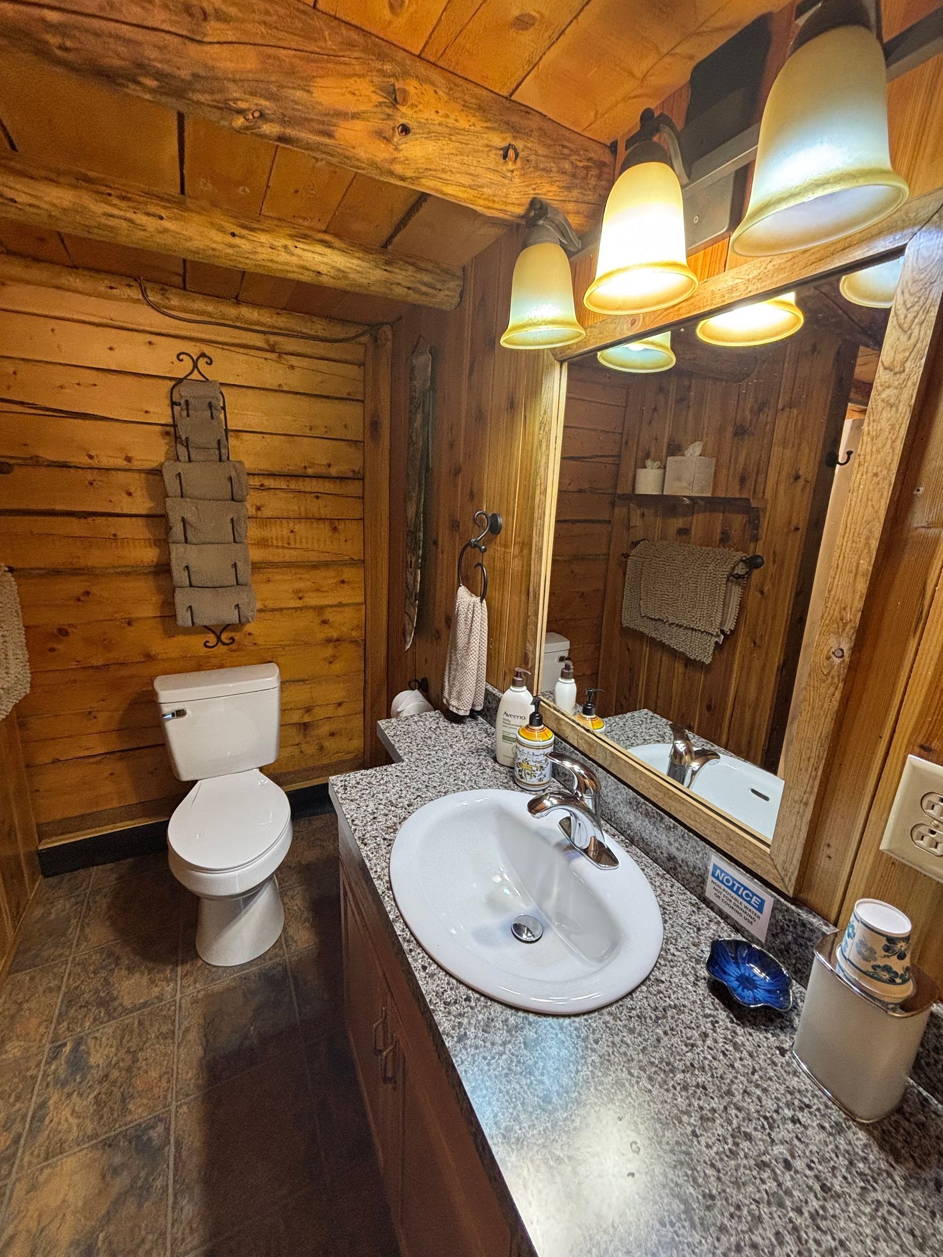 Wolf's Den bathroom