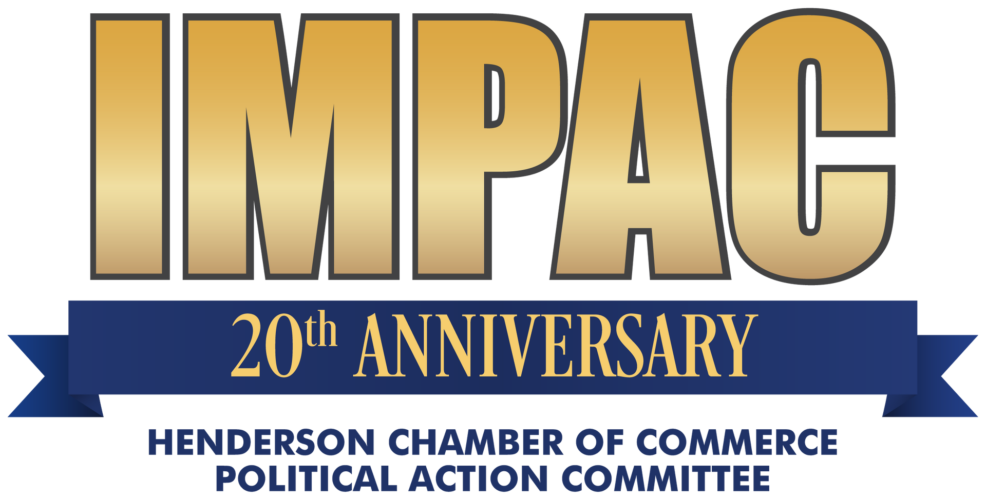 IMPAC Henderson Chamber of Commerce Political Action Committee 20th Anniversary Logo