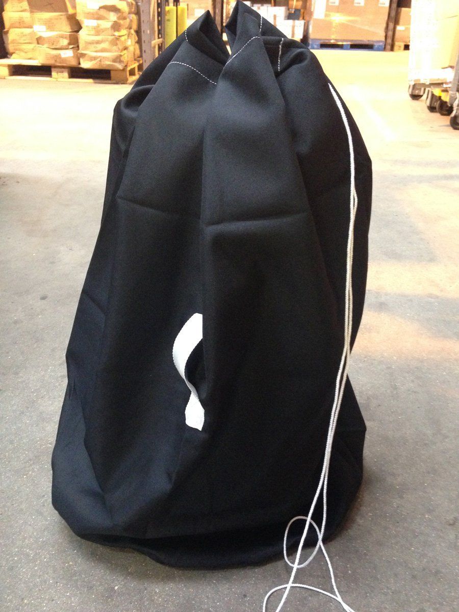 Black laundry sack