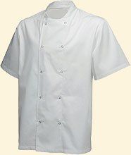 Short sleeve chef jackets