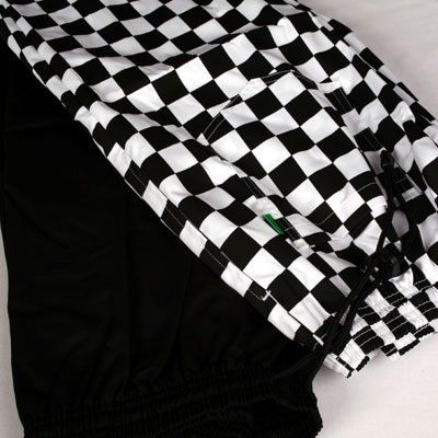 black elasticated waist Chef Trousers