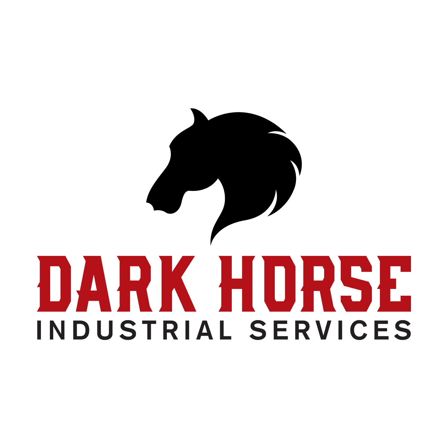 Dark Horse Industrial Services logo designed by C&B Marketing.