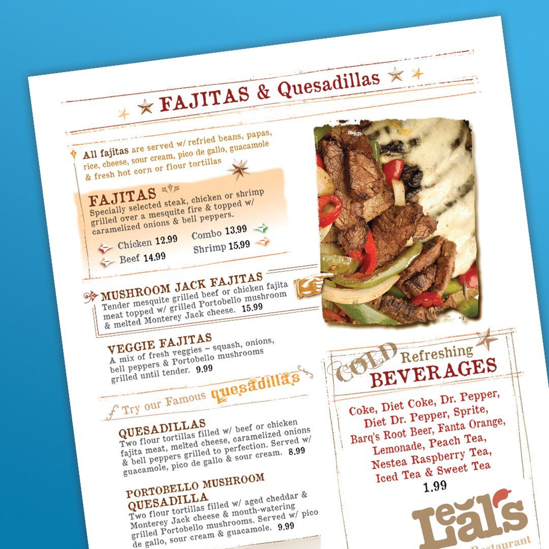 Menu Sample